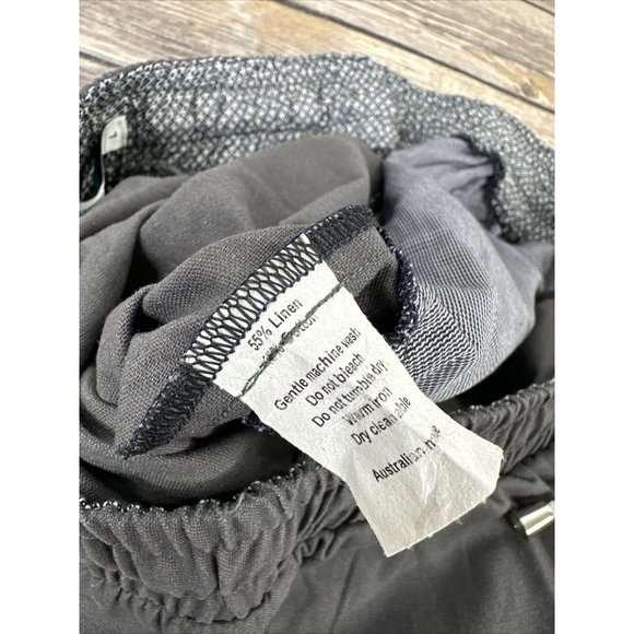 Jimmy Stuart Australia Bahamas Linen Cotton Shorts Mens Size L Gray Pockets - Picture 7 of 13